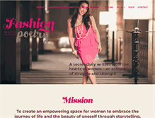 Tablet Screenshot of fashionmeetspoetry.com